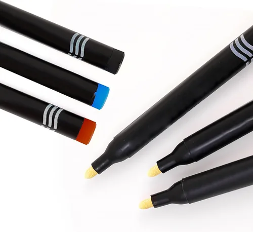 Vista 4 de 50 puntas de repuesto para marcadores de pintura, 0.9 x 0.2 pulgadas para rotuladores acrílicos, bolígrafos de pintura permanente, puntas