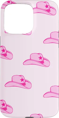 Vista 30 de Funda con estampado de sombrero de vaquero rosa para iPhone 13 Pro Max
