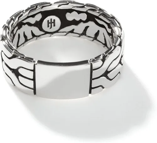 Vista 4 de John Hardy Anillo clásico de plata para hombre, 0.315in