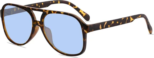 Vista 2 de YDAOWKN Classic Vintage Aviator Sunglasses for Women Men Large Frame Retro 70s Sunglasses UV400