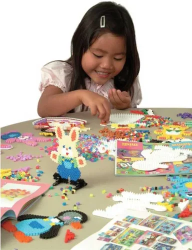 Vista 2 de Hama 3000 cuentas de mezcla pastel (Midi Beads)