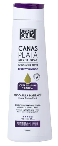 Vista 12 de Mascarilla tonificante púrpura para el cabello, elimina el cobrizo, neutraliza los tonos amarillos y naranjas, Rubio Marfil Rubio Rubio Perla