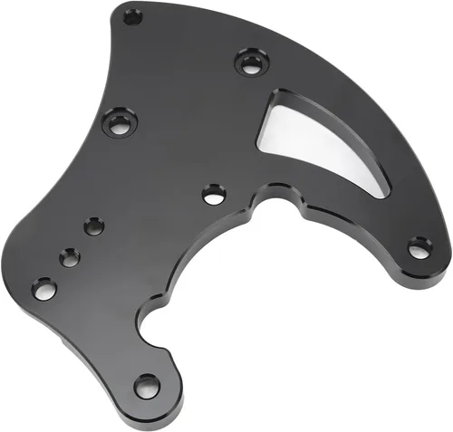 Vista 6 de LS R4 Kit de soporte de compresor de CA Soporte de aire acondicionado para automóvil Montaje de compresor de aire acondicionado Accesorios de Negro