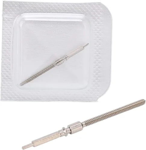 Vista 6 de Herramienta de reloj, vástago de cuerda de reloj de 0.035 in, vástago de reloj de aleación profesional, herramienta de extracción de eslabones