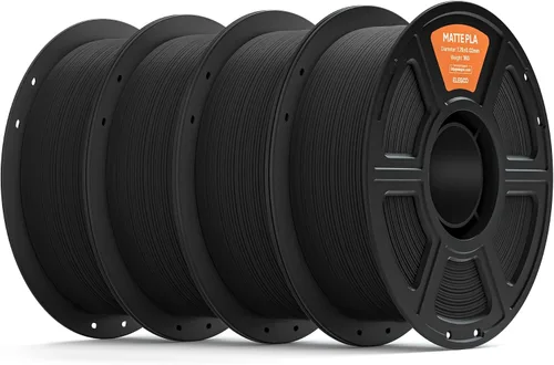 Vista 28 de ELEGOO Filamento de ácido poliláctico (PLA) mate 1.75mm Beige 1KG, filamento de impresora 3D de alta precisión, carrete de 1kg (2.2lbs) Compatible