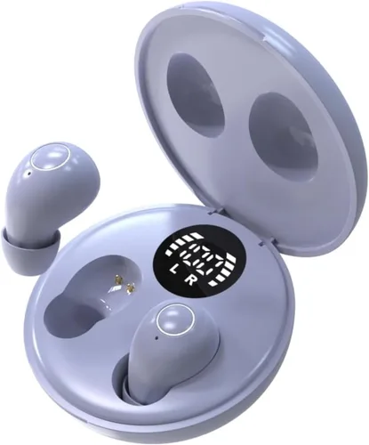 Vista 8 de Mini auriculares invisibles pequeños para canales auditivos pequeños, para dormir, trabajar Beige
