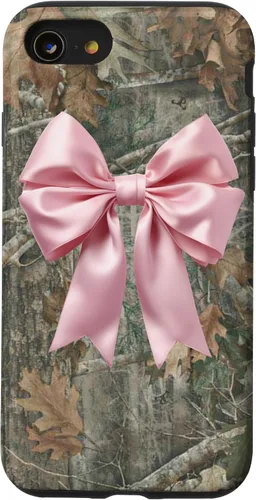 Vista 18 de Camo Pink Bow Case for iPhone 17