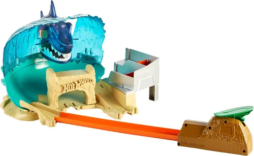 Vista 4 de Hot Wheels Hot Wheels City Shark Beach Battle Set Multicolor
