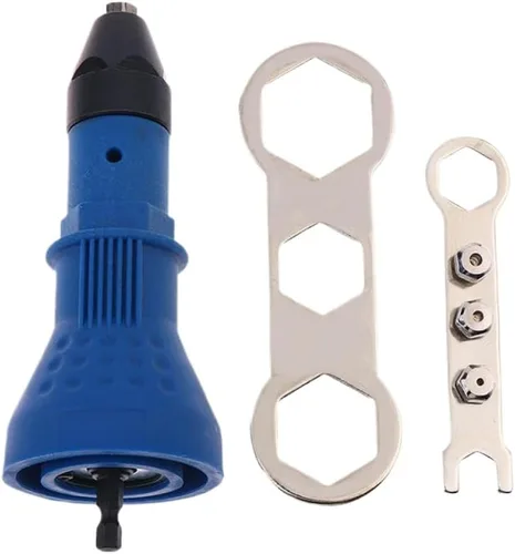 Vista 2 de Adaptador de conversión Herramienta de pistola de uñas multifunción compatible con boquilla remachadora inalámbrica, herramienta de tuerca, pistola