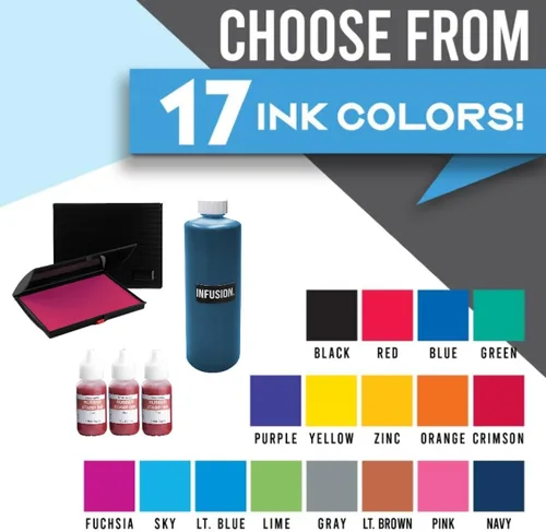 Vista 3 de Infusion Botellas de repuesto de tinta de sellos, 1 onza, paquete de 3, color negro