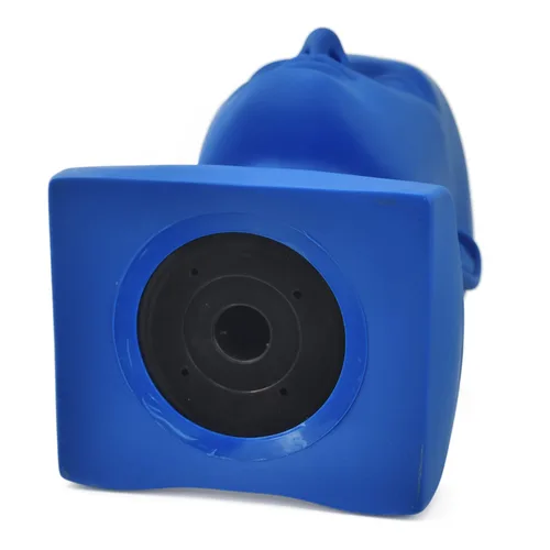 Vista 6 de FanLin Cabeza de maniquí masculino profesional para exhibir pelucas, sombreros, máscara de auriculares, gafas de sol, joyería y soporte de Azul