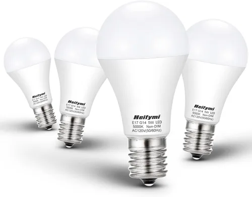 Vista 17 de Bombilla de araña E17 10W LED A60 con forma de globo 1200lm 3000K blanco