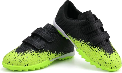 Vista 6 de brooman Zapatos de fútbol para niños y niñas, zapatos de fútbol para interiores