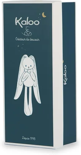 Vista 9 de Kaloo Lapinoo My First Friend K969938 - Conejo de pana, lavable a máquina, 10 pulgadas de alto en caja de regalo, color aguamarina a partir de 0 años