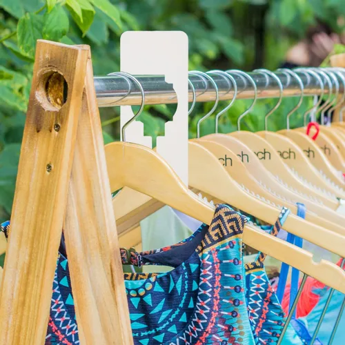 Vista 7 de 10 separadores de ropa separadores de suspensión de armario para una fácil organización para guardarropa y tiendas de ropa