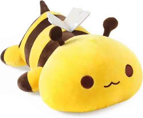 Vista 9 de Onsoyours Peluches Originales de Abeja Lindas, Juguete de Peluche Suave de Abeja Melífera Almohada Pequeños Regalos para Niños (Amarillo, 9")