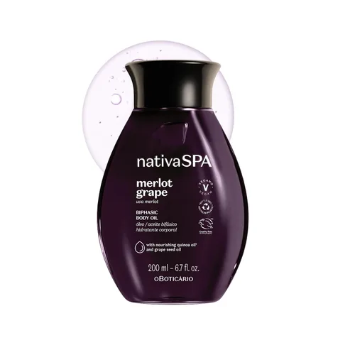 Vista 12 de Nativa SPA by O Boticário, Aceite corporal Açaí, hidratante perfumado, 6.8 onzas