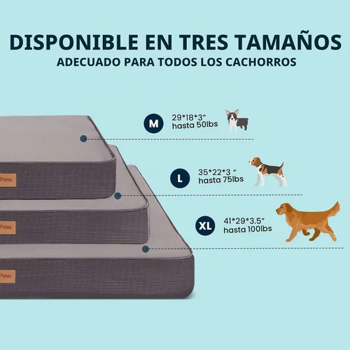 Vista 2 de Cama refrescante lavable para mascotas para perros y gatos pequeños, medianos y pequeños, cama para mascotas de espuma viscoelástica certificada