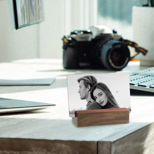 Vista 38 de Tarjeta personalizada con foto y/o texto grabado cartera Love Insert Card