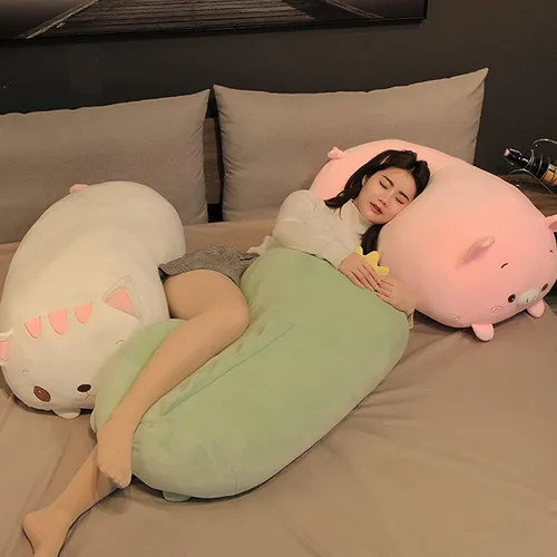 Vista 5 de Almohada de peluche de diseño de animales, para abrazar