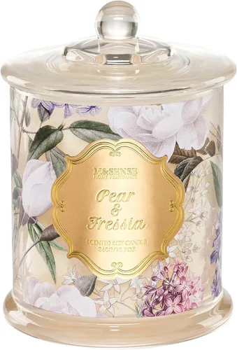 Vista 15 de M&SENSE Velas de Cítricos para el Hogar Aromáticas, Vela de Soja Orgánica Natural de 12.7oz 75 Horas de Larga Duración de Combustión Lenta, Vela
