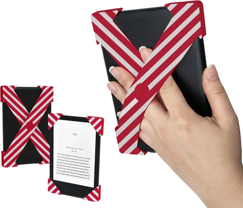 Vista 16 de Strapsicle Correa de Mano de Silicona – Kindle & Paperwhite (6”) Gen 7–10, Kobos de 6” – Mediana – Pack de 2 – Negro – Cómoda Alternativa a la Funda