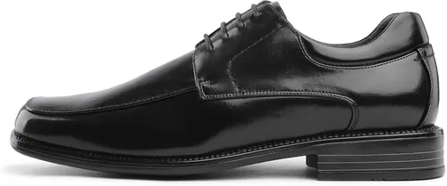 Vista 2 de Bruno Marc Zapatos de vestir clásicos de negocios con punta cuadrada para hombre