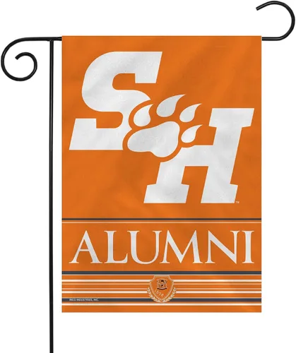 Vista 84 de Rico Industries NCAA Alumni - Bandera de jardín de doble cara de 13 x 18 pulgadas