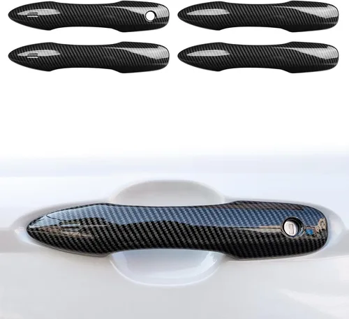 Vista 8 de CKE Cubiertas de manija de puerta a presión para Toyota Camry 2018-2026 Negro