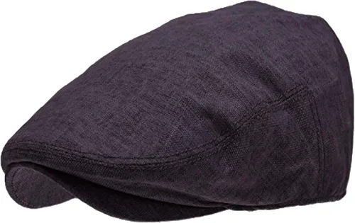 Vista 3 de Sombreros planos de lino para hombre Ivy Gatsby Summer Newsboy