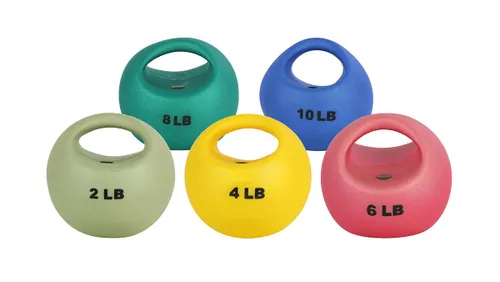Vista 7 de CanDo 1-329 balón medicinal con una asa, Multicolor, 1