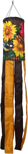 Vista 5 de Briarwood Lane Calabazas a cuadros Otoño Windsock Primitive Fall 40" L