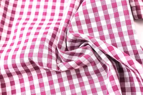 Vista 7 de Cromoncent Camisa casual de manga corta con botones a cuadros de búfalo para hombre