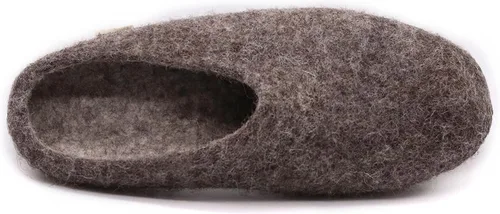 Vista 3 de Nootkas Pantuflas tipo mule para mujer de lana merino de fieltro 'Astoria