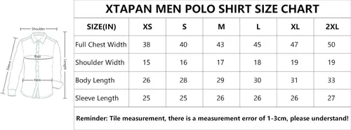 Vista 7 de XTAPAN Polo de golf de manga larga para hombre