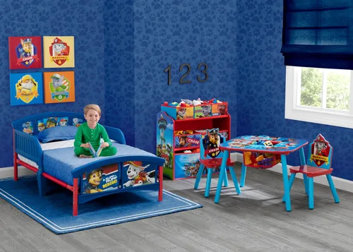 Vista 2 de Delta Children Cama para niños pequeños de plástico, Nick Jr. PAW Patrol