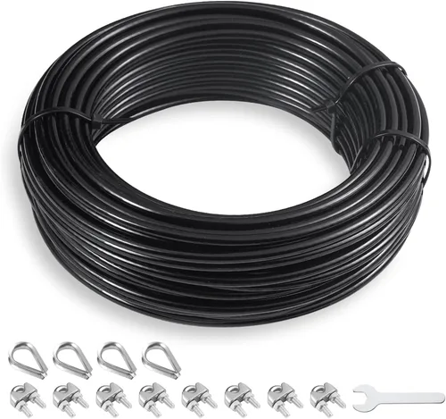 Vista 7 de SERTT Cable de repuesto para máquina de cable de polea, cable de polea para gimnasio casero DIY, longitud de cable de alambre de 32.8/65.6/98.4 pies