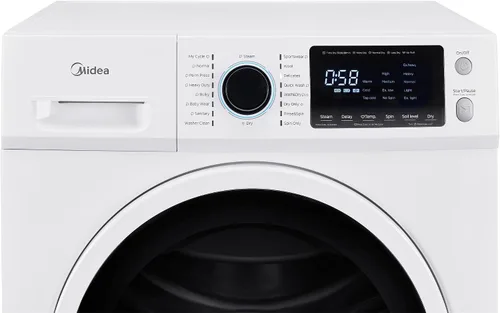 Vista 12 de Midea Lavadora secadora Combo 2.7 pies cúbicos 24" carga frontal todo en uno 1400 RPM blanco