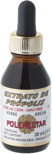 Vista 2 de Extracto de propóleo de abeja importado de Brasil sin cera 60 (1.0 fl oz) de Polenectar