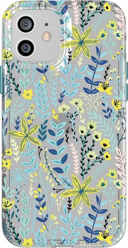 Vista 3 de Tech21 Evo Art Botanical Garden - Funda protectora para iPhone 12 Pro Max con protección contra caídas de 10 pies y ilustraciones exclusivas