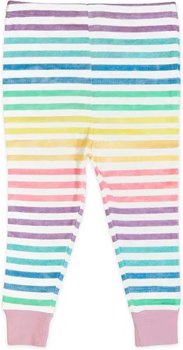 Vista 4 de HonestBaby Conjunto de pijama de 2 piezas de algodón orgánico unisex para bebé