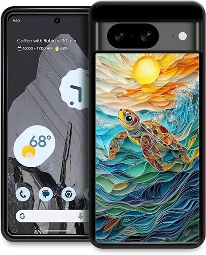 Vista 205 de Compatible con Google Pixel 4A 5G Mobile Case Creative Acrylic Back Panel Silicona Edge Case Slim Protección Especialmente para Google Pixel 4A 5G