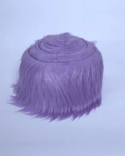 Vista 22 de Tela de pelo sintético lanudo y esponjoso, tira precortada para manualidades, gnomos, pompones, elfos enanos, decoración de invierno, bricolaje