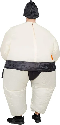 Vista 4 de Sumo Wrestling Wrestler - Traje inflable para chub