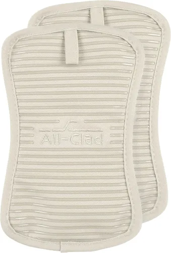 Vista 14 de All-Clad Soporte para ollas y almohadilla caliente: resistente al calor hasta 500 grados, 100% algodón, almohadilla caliente de 10 x 6.25 pulgadas