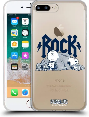 Vista 149 de Head Case Designs Funda de gel con licencia oficial de Peanuts Charlie Brown Good Grief Rock Tees [protección de grado militar] compatible con Apple
