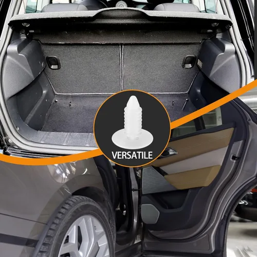 Vista 4 de 210 piezas de clips de sujeción para parachoques de coche, clips de sujeción de 1" para parachoques de coche para barrera de vapor, clips