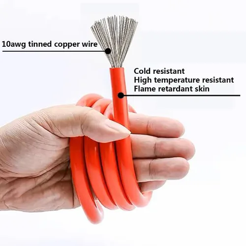 Vista 7 de Conector SAE, arnés de terminal SAE a junta tórica con fusible de protección de 15 A para seguridad, enchufe de desconexión rápida de 2 pines, cable