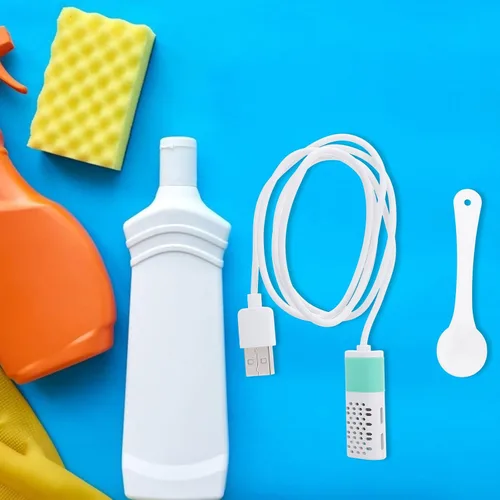Vista 9 de 8 unids generador casero portátil que hace la máquina con carga USB simple generador de agua electrolítico para viajes y limpieza