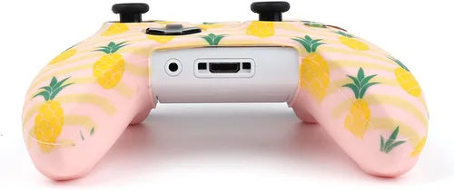 Vista 6 de RALAN - Funda protectora de silicona antideslizante para control de Xbox One compatible con Xbox 1 inalámbricacon cable con 2 bonitas tapas